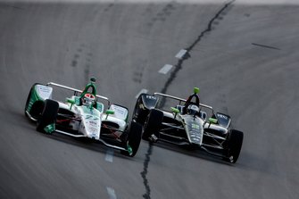 Alexander Rossi, Andretti Autosport Honda, Josef Newgarden, Team Penske Chevrolet