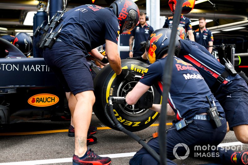 Prove pit stop Red Bull Racing