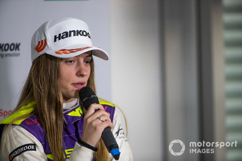Marta Garcia in the press conference