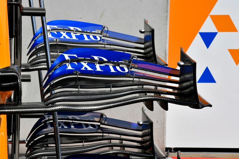Alerón delantero del McLaren MCL34