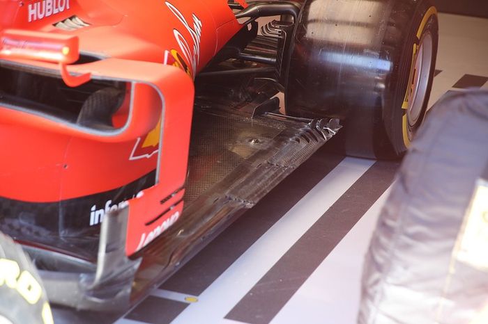 El lateral del Ferrari SF90