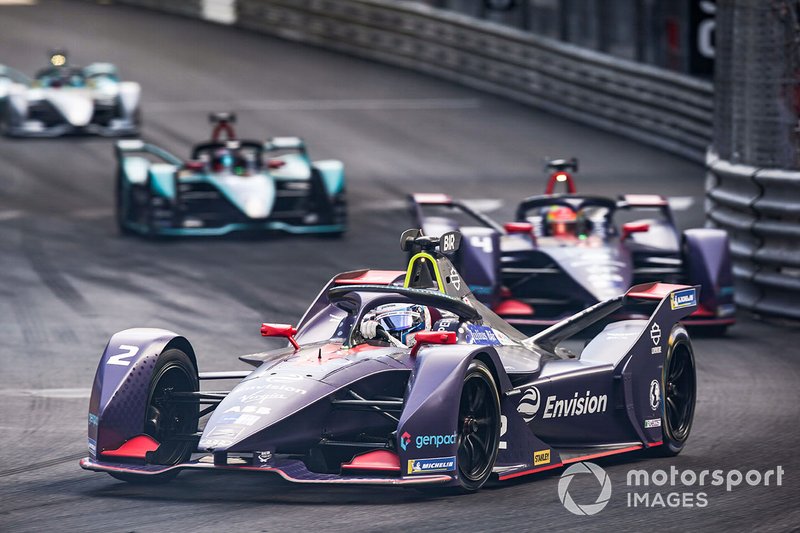 Sam Bird, Envision Virgin Racing, Audi e-tron FE05 Robin Frijns, Envision Virgin Racing, Audi e-tron FE05