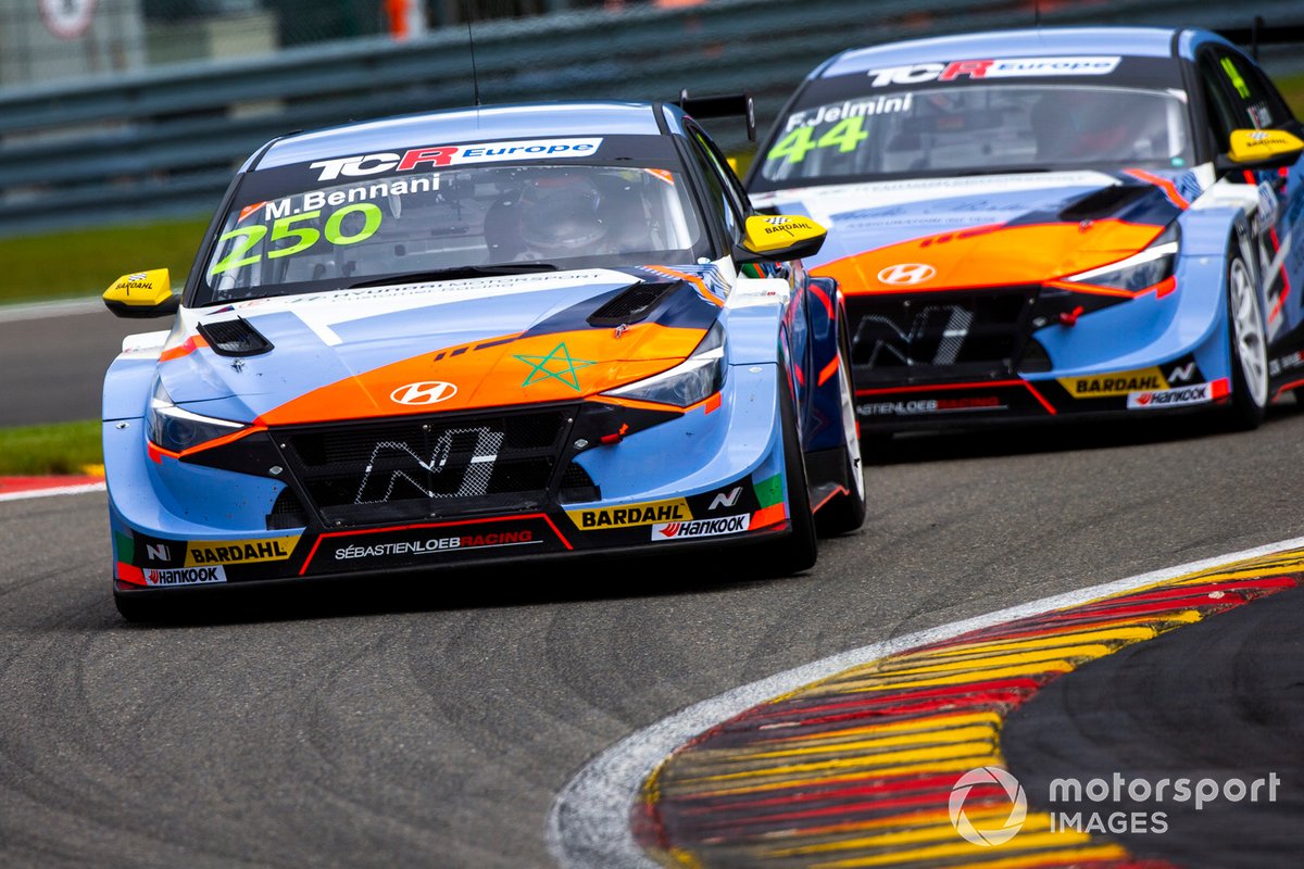 Mehdi Bennani, Felice Jelmini, Sébastien Loeb Racing, Hyundai Elantra N TCR