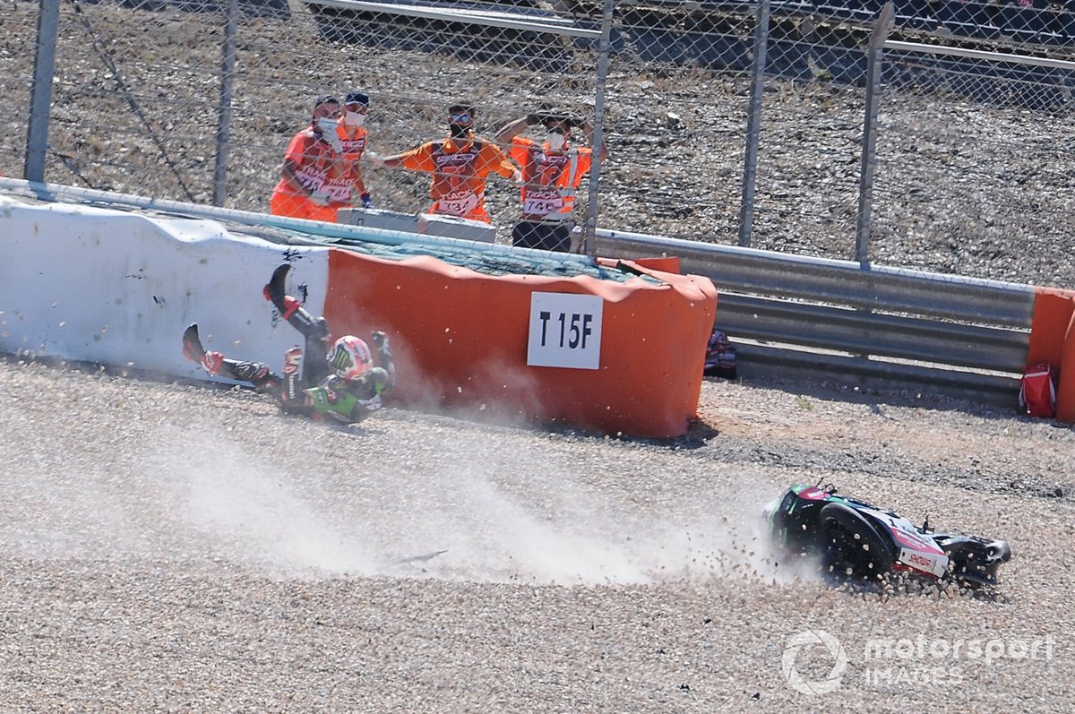 Secuencia de la caída de Jonathan Rea, Kawasaki Racing Team WorldSBK