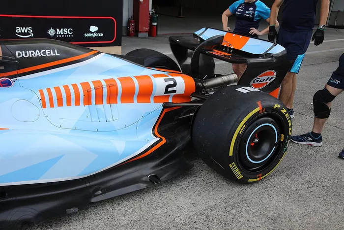 Detalles técnicos del Williams FW45