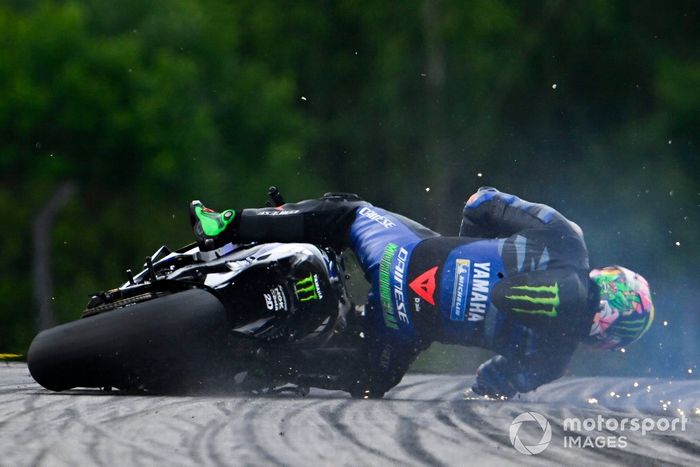 Caída de Franco Morbidelli, Yamaha Factory Racing