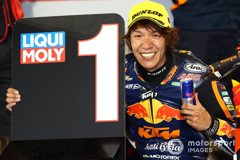 Race winner Tetsuta Nagashima, Red Bull KTM Ajo