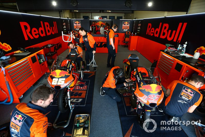 Red Bull KTM garage