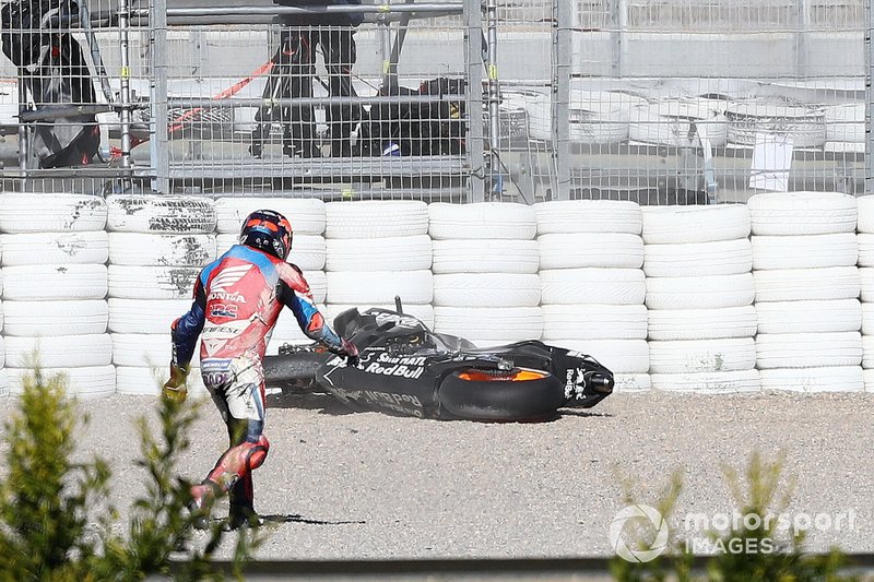 Stefan Bradl, Honda Racing depois de queda