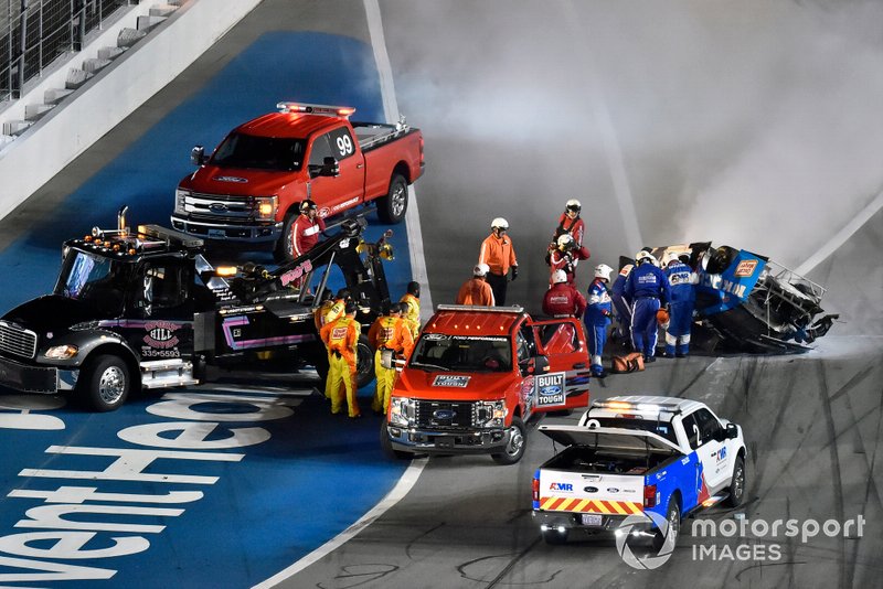 Accident de Ryan Newman, Roush Fenway Racing, Ford Mustang Koch Industries