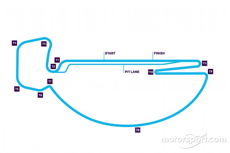 Santiago ePrix track layout