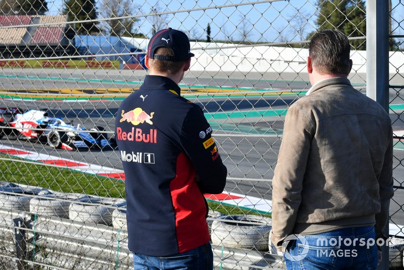 Max Verstappen, Red Bull Racing, and father Jos Verstappen