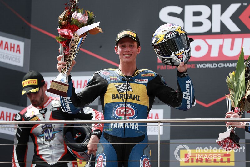 Il vincitore della gara Andrea Locatelli, BARDAHL Evan Bros. WorldSSP Team