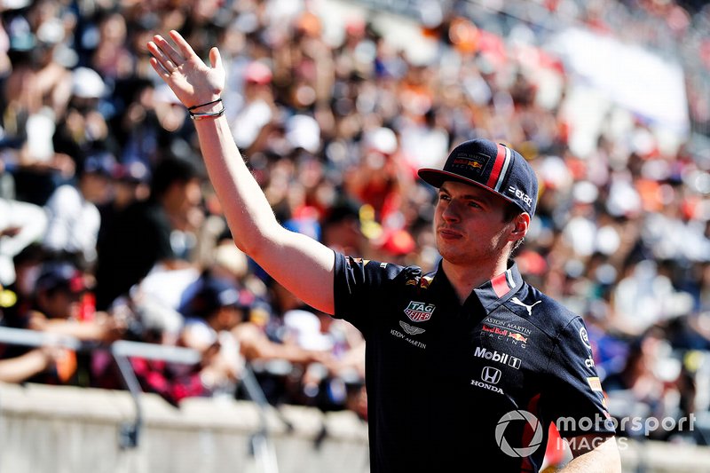 Max Verstappen, Red Bull Racing, durante la drivers parade