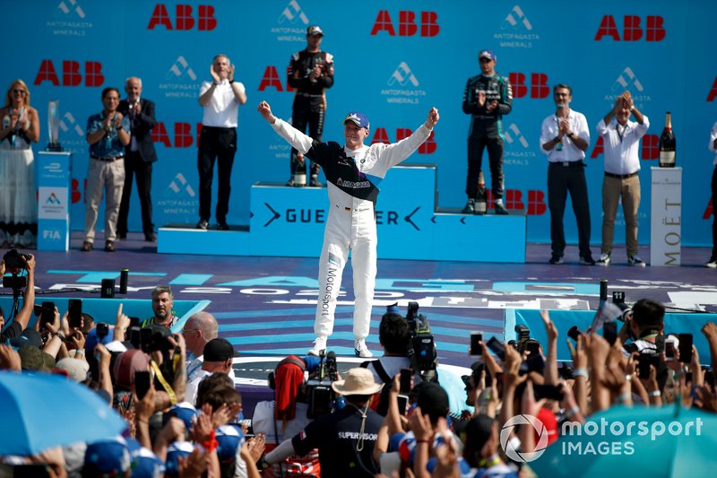Podio: ganador de la carrera Maximilian Günther, BMW I Andretti Motorsports