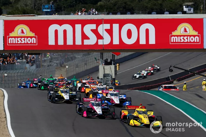 Alex Palou, Chip Ganassi Racing Honda arranca