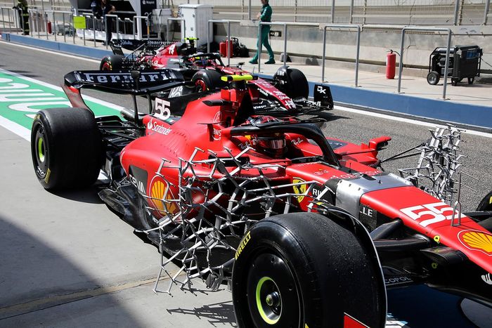 Lateral del Ferrari SF-23