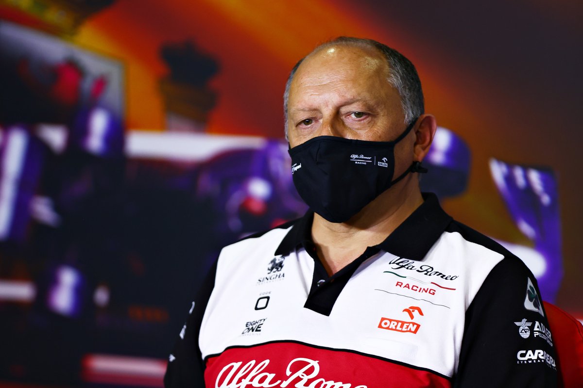 Frederic Vasseur, jefe de Alfa Romeo Racing.