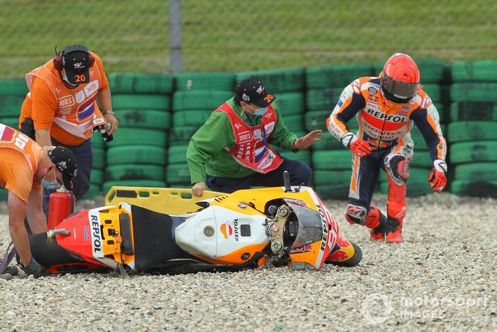 Caída de Marc Márquez, Repsol Honda Team 