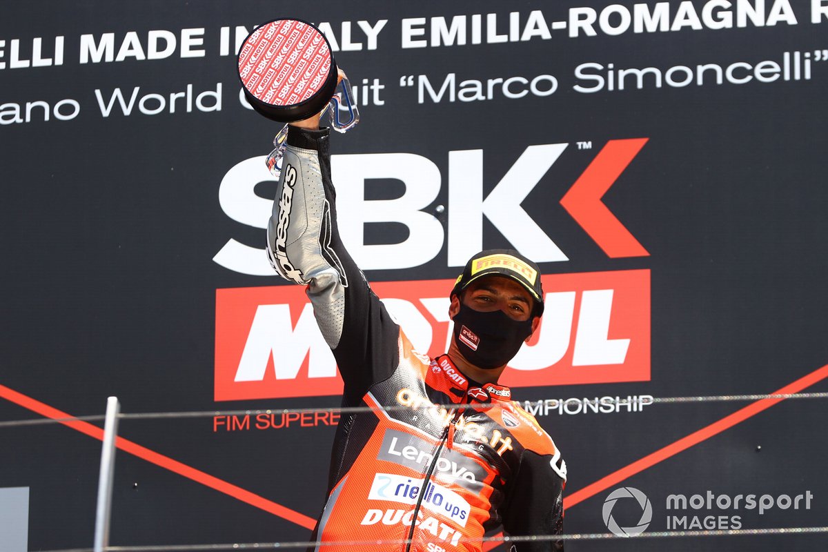 Il vincitore di Gara1 Michael Ruben Rinaldi, Aruba.It Racing - Ducati