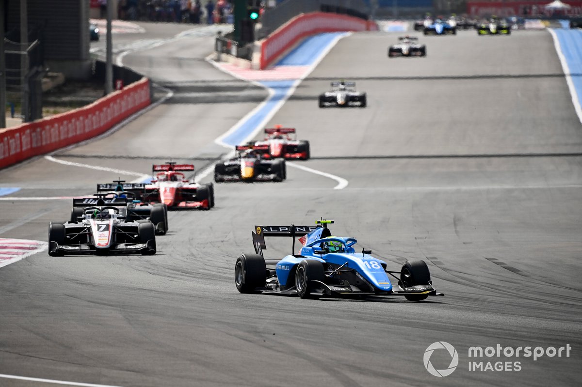 Caio Collet, MP Motorsport y Frederik Vesti, ART Grand Prix