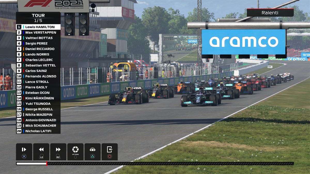 Captura de pantalla de F1 2021