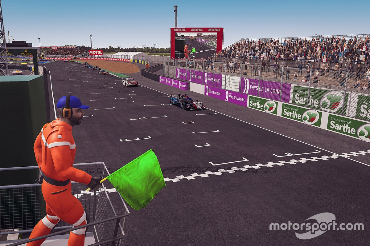 #1 Rebellion Williams Esport Oreca 07 LMP2: Louis Deletraz, Raffaele Marciello, Nikodem Wisniewski, Kuba Brzezinski