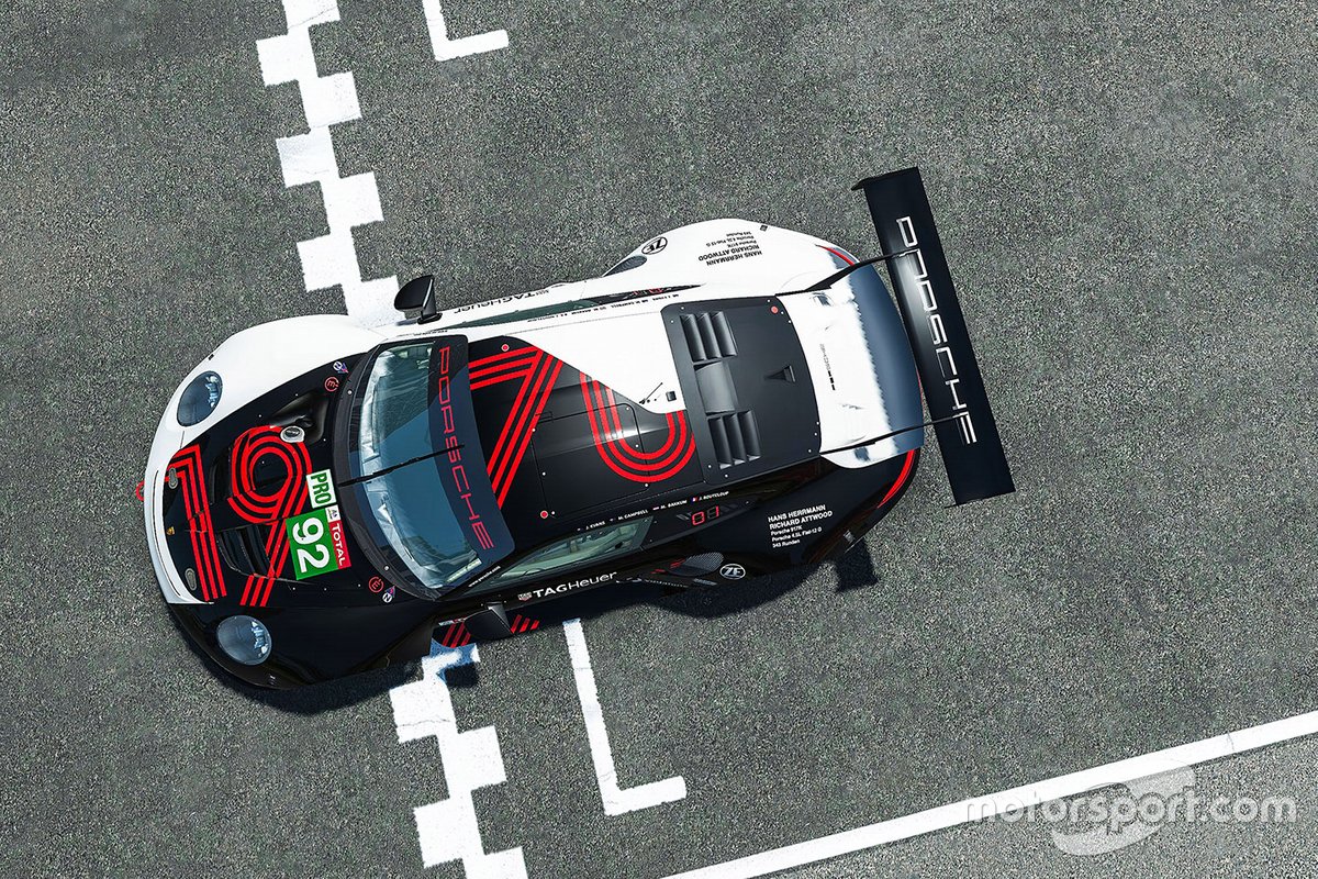 #92 Porsche Esports Team Porsche 911 RSR: Jaxon Evans, Matt Campbell, Mack Bakkum, Jeremy Bouteloup