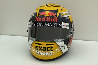 Helm van Max Verstappen, Red Bull Racing, Grand Prix van Oostenrijk 2018