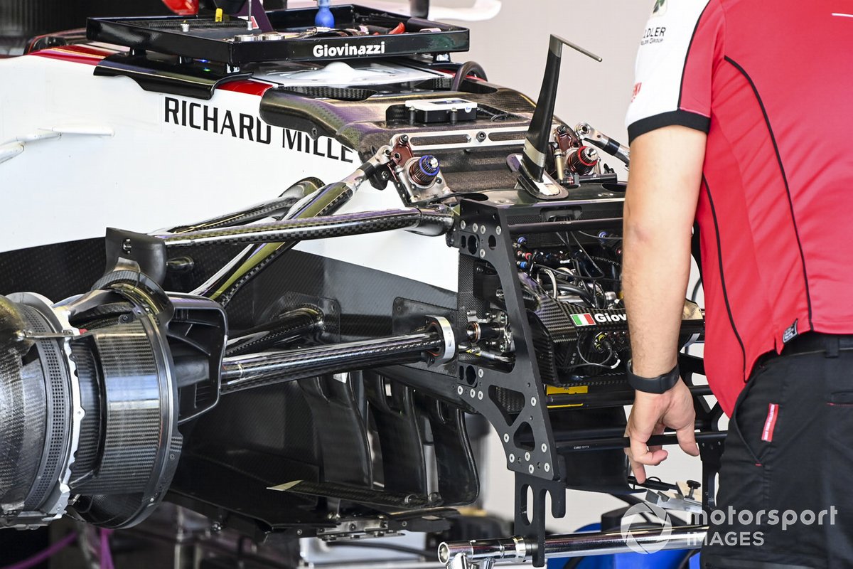 Suspension del Alfa Romeo Racing C39