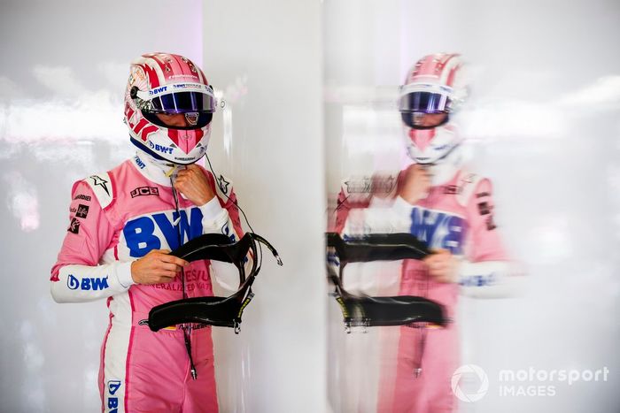 Nico Hulkenberg, Racing Point en el garaje