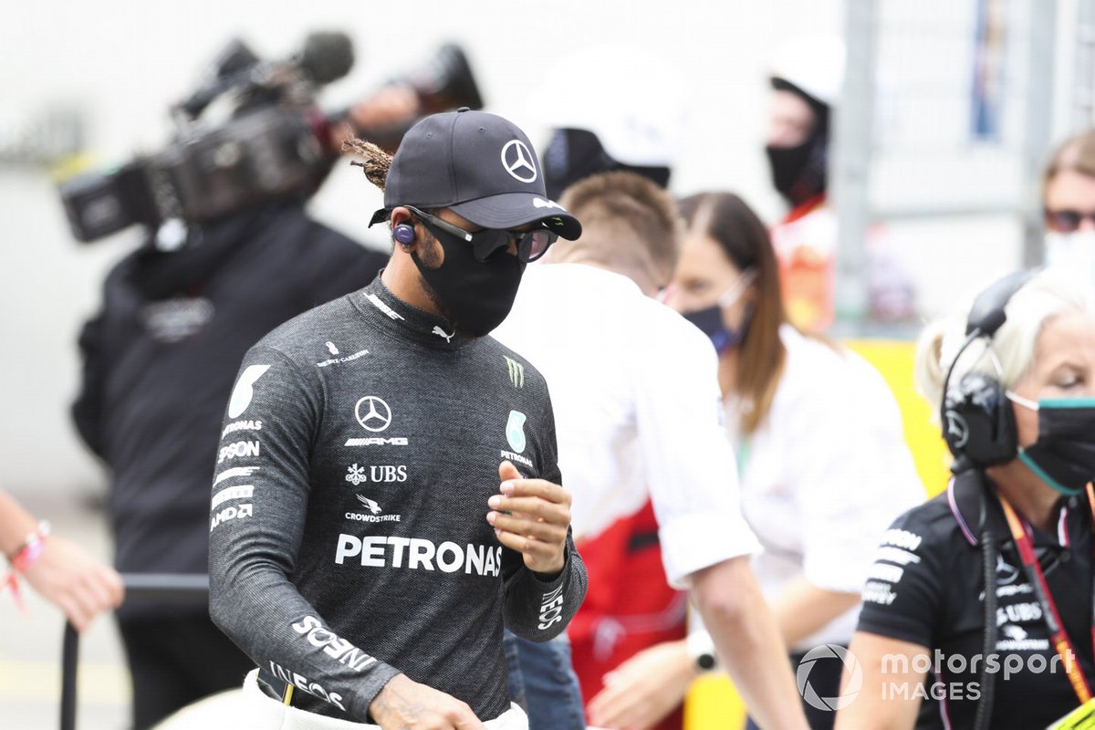 Lewis Hamilton, Mercedes-AMG Petronas F1 on the grid