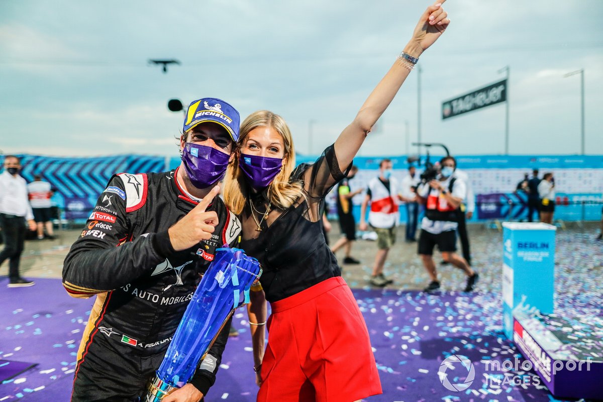 Antonio Félix da Costa, DS Techeetah, con Nicki Shields