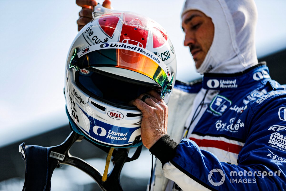 Casco de Graham Rahal, Rahal Letterman Lanigan Racing Honda
