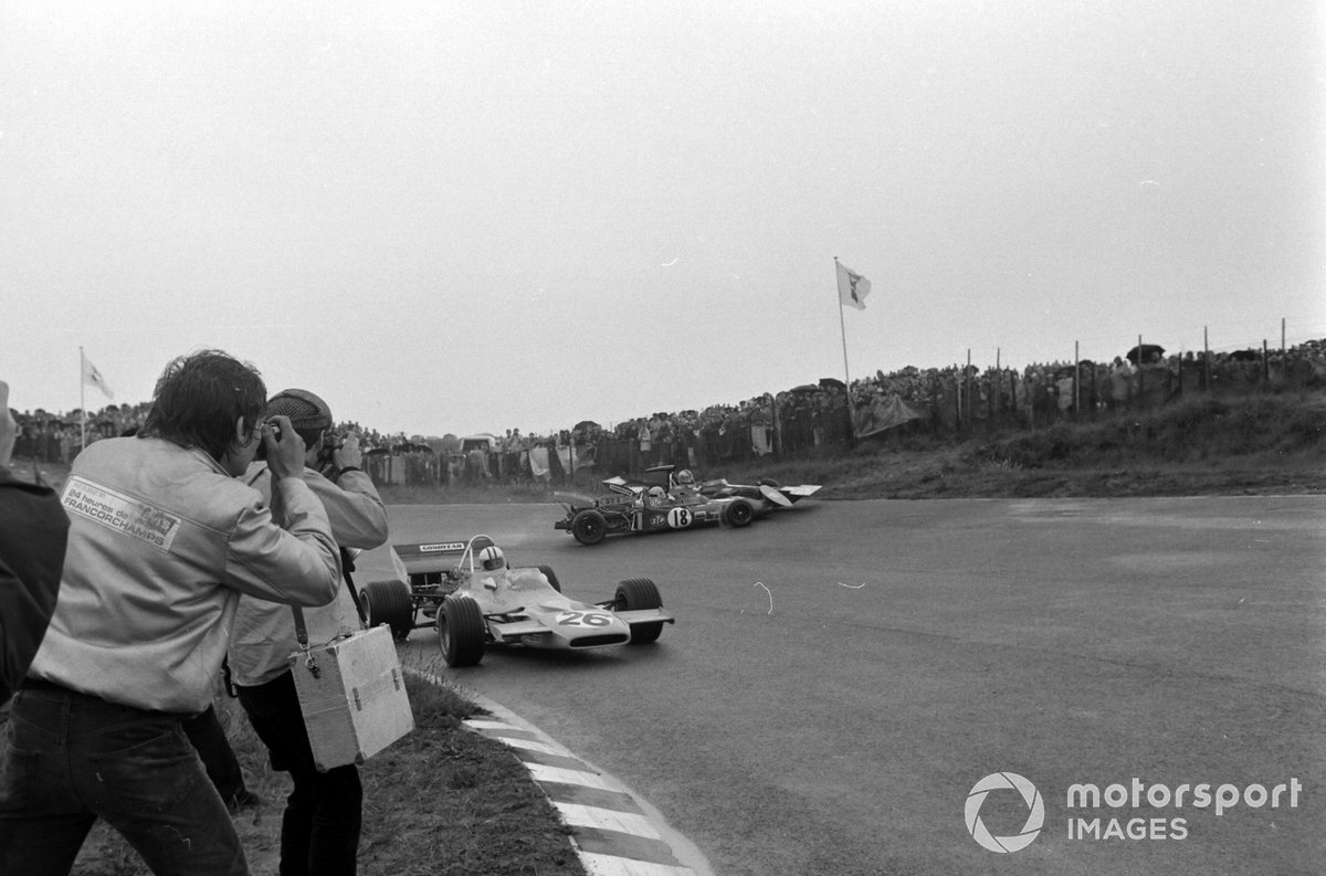 Denny Hulme, McLaren M19A Ford, Nanni Galli, March 711 Ford, Francois Cevert, Tyrrell 002 Ford