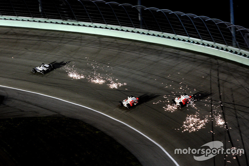 IndyCar, Homestead 2008: Marco Andretti, Helio Castroneves und Ryan Briscoe