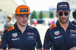 Max Verstappen, Red Bull Racing en Daniel Ricciardo, Red Bull Racing