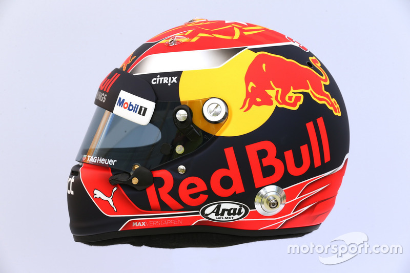 Helm von Max Verstappen, Red Bull Racing