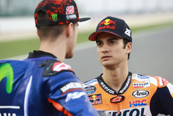 Maverick Viñales, Yamaha Factory Racing; Dani Pedrosa, Repsol Honda Team