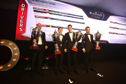 2016 Drivers, Dominik Baumann, Maximilian Buhk, champions, Rob Bell, 2nd place, Laurens Vanthoor, 3rd place