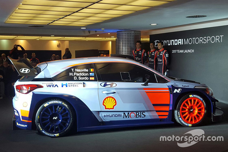 Hayden Paddon, Daniel Sordo, Thierry Neuville, Hyundai Motorsport, Hyundai i20 Coupe WRC 2017