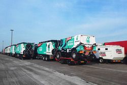 Team De Rooy Iveco trucks ready for the long journey to Buenos Aires