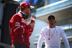 Lewis Hamilton, Mercedes AMG F1, Sebastian Vettel, Ferrari