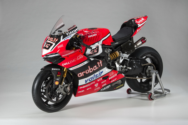 La moto de Marco Melandri, Ducati Team