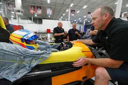 Fernando Alonso seat fitting