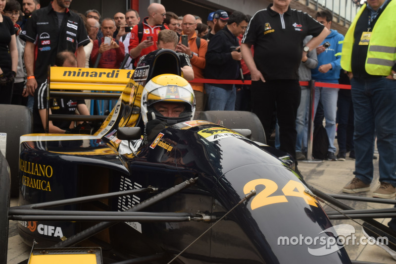Gian Carlo Minardi met de M192-Lamborghini