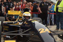 Gian Carlo Minardi sulla M192-Lamborghini
