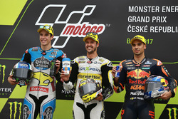 Podium: race winner Thomas Luthi, CarXpert Interwetten, second place Alex Marquez, Marc VDS, third p