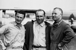 Hans Herrmann, Juan Manuel Fangio e Karl Kling, Mercedes