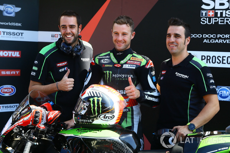 Ganador de la pole Jonathan Rea, Kawasaki Racing